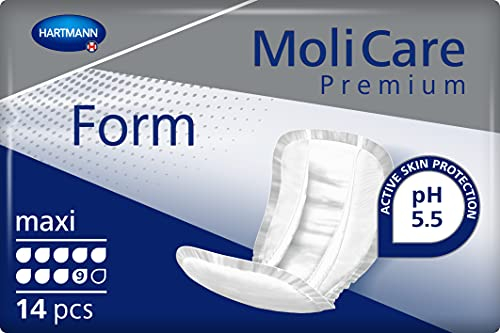 MoliCare Premium Form - Inserto per incontinenza, 9 gocce maxi, 1 x 14 pezzi