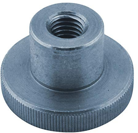 D2D | VPE: 4 Stück Rändelmuttern - Größe: M 8 - nach DIN 466 - hohe Form aus Stahl galv. verzinkt