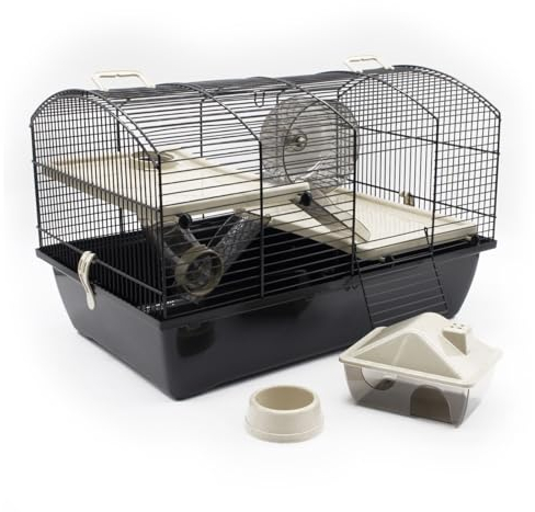Nagerkäfig Victor 2+ Beige 51x33x33 cm Hamster Maus Rennmaus Käfig Zubehör NEU Spielzeug
