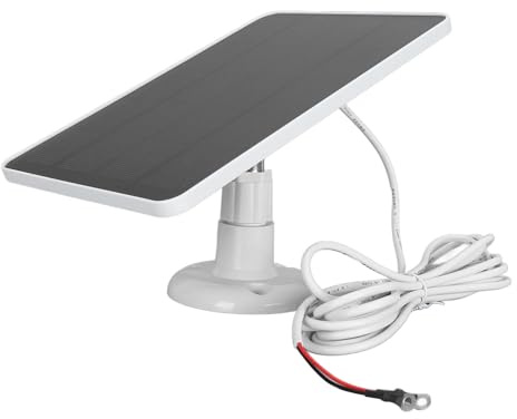 10W Solar Panel for Security Camera, Solar Panel for Nest, Doorbell 2K Camera, Video Doorbell 2, Doorbell 3/4 Plus, 360 Degree Adjustable, IP66 Waterproof, 9.8ft Cable