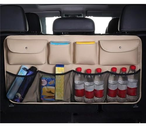 XWSBUDE Kofferraum Organizer Tasche, für FIAT 500L Cross 2021 Wasserdicht Multifunktionale Kofferraumtasche Faltbare Hinteren Kofferraum Aufbewahrungstasche,C