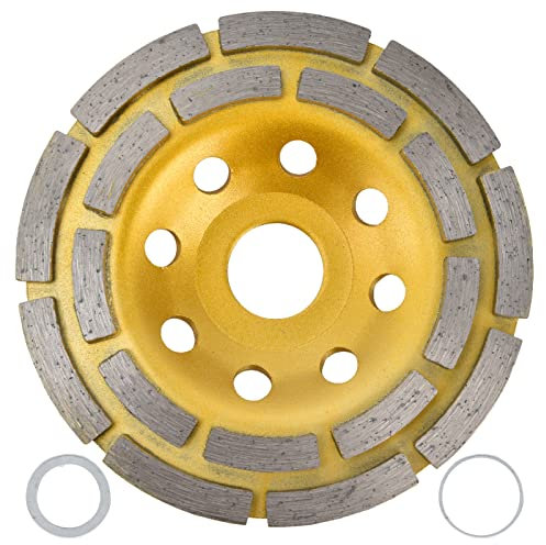 Diamant-Topfschleifscheibe, Hohe Diamantkonzentration, Luftlöcher, Zum Polieren von Granit, Zement, Marmor, Stein, Mauerwerk, Granit und Beton auf Dem Winkelschleifer (115mm)