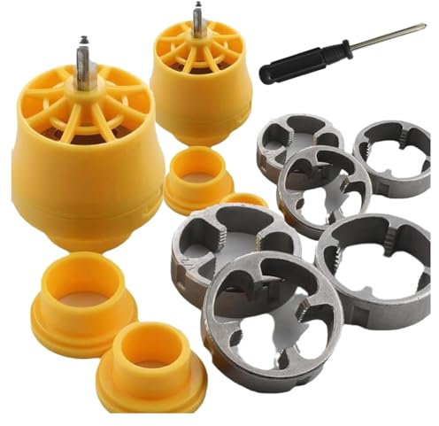 Losueeun Cortador de rosca de PVC para taladros eléctricos, cortador de roscas para tubos de agua con taladros eléctricos, cortador de rosca de PVC para taladros eléctricos