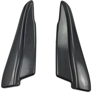 Seitenschweller Universal Für VW Für Golf 7 Für GTI Für Passat B Auto Hinten Bumper Spoiler Diffusor Splitter Scratch Protector Splitter(Carbon)