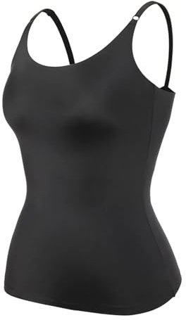 Gilet Donna Body Shaper Shapewear Top Canotta modellante for il controllo della pancia da donna, canottiera modellante liscia, canottiera dimagrante, intimo a compressione Per Controllo Pancia Slim(B