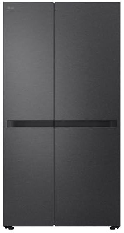 LG GSBC40EPPE Frigorifero Side by Side Total No Frost con Display Interno, Classe E, Capacità 664L, Raffreddamento Linear Cooling, Sistema Multi Air Flow, Maniglie Integrate, Essence Matte Black