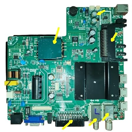 Käufer des TP.MT5510S.PB802 WLAN-Netzwerk-TV-Motherboards mit unterschiedlichen Schnittstellen sollten die physischen Fotos überprüfen.(2T 1CI 1SD1366 44V)
