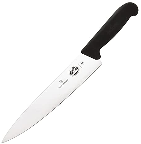 Victorinox Fibrox, coltello per sfilettare in acciaio inossidabile, lavabile in lavastoviglie, nero