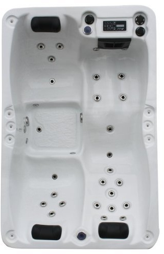 Vasa-Fit W195S Bain à remous en acrylique sanitaire Couleur SkyWhite Pour 2 à 3 personnes