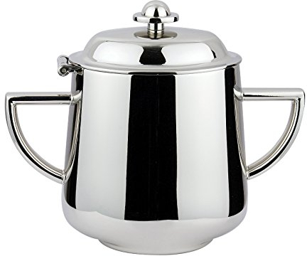 Ilsa Zuccheriera Impero con coperchio e maniglie in acciaio inox lucidato 150 G