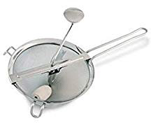 Kaufgut S.P.A. Padella per Sauté e Friggere in Acciaio Inossidabile 18/8+PESTELLO LEGNO 20CM EVA 021507