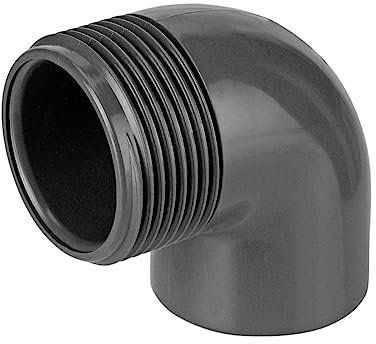 REKUBIK PVC-U Winkel 90° Klebemuffe x Außengewinde Größe 32mm x 1 1/4 AG