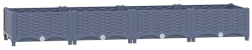 vidaXL Arriate Polipropileno 160x40x23 cm