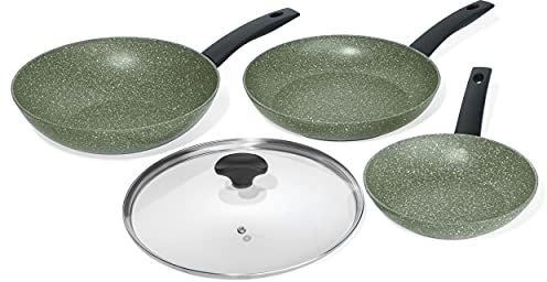 PRESTIGE Eco - Set di pentole, 4 pezzi (M.O), colore: verde