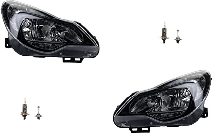 Johns, Scheinwerfer Halogen passend für Opel Corsa Satz D 11- mit H7 H1 Li. Re. mit TFL