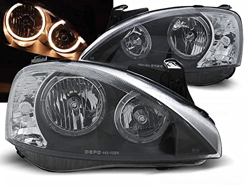 Angel Eyes Scheinwerfer Set in schwarz für Opel Corsa C 11.2000-09.06
