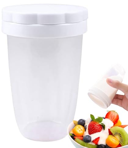 Spargitore per farina, spolverino – dispenser per colino a maglia fine, contenitore per polvere con coperchio, efficiente spargitore per zucchero a velo | robusto per cannella, farina, zucchero a