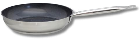 ELO Profi Therm Platinum Pfanne 28 cm, aus 18/10 Edelstahl, hochwertige Antihaft Pfanne PFAS-frei mit ELODUR® Select Beschichtung, kratzfest, Bratpfanne Induktion, backofenfest