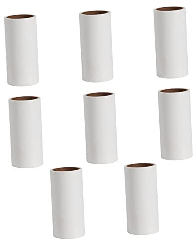 BESPORTBLE 8pcs Dust Paper Roller Brush Tearable Cleaning Paper Sticky Hair for Hair Picker and Lint Removal in Home Office