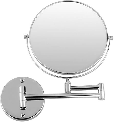 Fitlin Wandspiegel, Kosmetikspiegel, doppelseitig, 7-Fach Vergrößerungsspiegel, Badezimmer-Make-up, 360-Grad-Schwenkspiegel