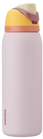 Owala FreeSip Bouteille d'eau isotherme en acier inoxydable avec paille pour le sport et les voyages, sans BPA - 1,2 l, Candy Store