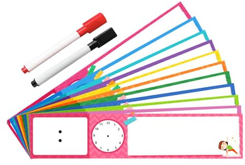 Rrlihjgu Tabla de planificación para niños, diagrama visual de horario para niños, diagrama de rutina de hora de acostarse, planificador de pared con 12 tarjetas. Crea ayudas visuales y cuida buenos