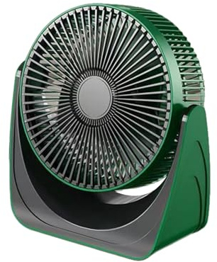 Ventilatore da scrivania compatto – Ventilatore silenzioso di circolazione 'aria per tavolo,Soffieria potente con circolazione 'aria regolabile per interni, esterni, auto, casa, camera e