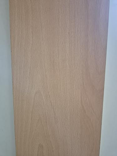 Beech effect melamine board, ideal for shelving or furniture making. 15mm thick (BEECH, 1200 x 305 x 15mm)