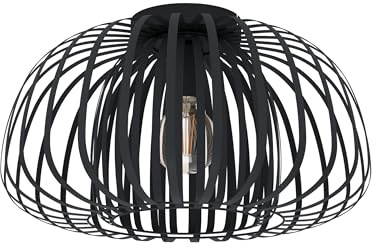 EGLO Deckenlampe Encinitos, Deckenleuchte Wohnzimmer | für Schlafzimmer und Flur, mit E27 Fassung, 45 cm Durchmesser