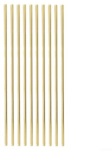 10pc Pack of Brass Welding Rods Reliable Solution for Copper and Alloy Welds in Manufacturing (50cmx2.0mm)