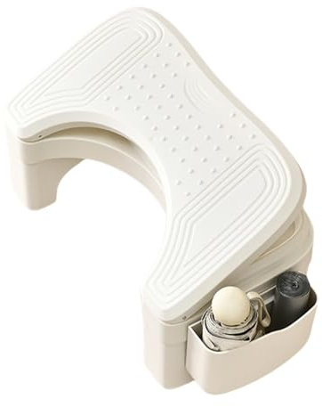 Sgabello per WC, Sgabello per WC, per cacca portatile per - per accovacciato con scatola portaoggetti, per piedi per, per per migliorare la postura accov