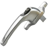 Ironmongery Solutions® Cadenza Locking Right Handed Window Handle – Secure Casement Handle for uPVC, Timber & Aluminium Frames (Satin Chrome, 48mm)