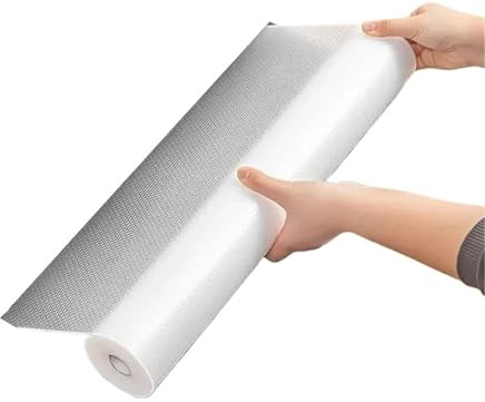 EVA-kylskåpshyllor, Hyllfoder for köksskåp, EVA, icke-vidhäftande, flera storlekar(50x200cm)