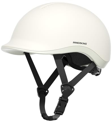 InnerKing Adult Bike Helmet, Adjustable Cycling Helmet for Men Women, Road Urban Commuter Bicycle Helmet, High-Visibility Reflective Strip, Dial Fit, for Ebike Scooter Skate-M