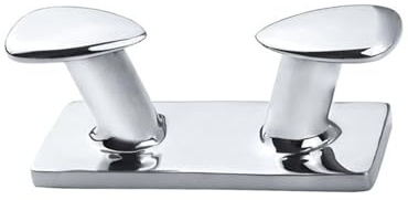 POOIQX Bitta for Barca 316 a Doppio Corno, Ganci for Bitta in Acciaio Inossidabile for for banchina a Base Aperta,Raccordo Marino Robusto(8 inch Bench Bollard)