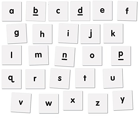 Learning Resources doppelseitig Magnetbuchstaben, Set 26