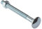 Merriway BH02153 (4 Pcs) Carriage Bolts with Nuts, M8 x 75mm (5/16 inch x 3 inch) Zinc Plated - Pack of 4 Pieces