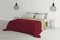 Ropa DE Cama Italiano Colcha Verano Burdeos/Crema Doble 260 x 270 cm