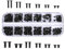Chstarina 240Pcs M2 M2.5 M3 Laptop Screws Assortment Kit Notebook Computer Repair Accessory For IBM HP Dell Samsung Sony Toshiba Gateway Acer Lenovo Etc.