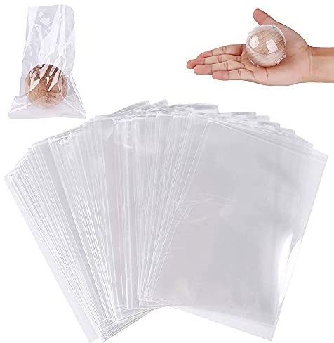 100 Stücke Schrumpffolien POF Schrumpfverpackung für Handseifenverpackungen, Kleine Geschenke, Schreibwaren, Fotorahmen, Badeblasenbomben, Ölflaschen, Kerzen, Kosmetika, Hausgemachte DIY (14.5 * 24)