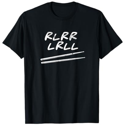 Lustige Drummer Sticks für Musiklehrer Musiker Schlagzeuger T-Shirt