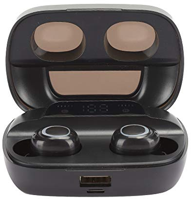Estink Écouteurs Bluetooth, Mini-oreillette Bluetooth Invisible Tactile TWS True Écouteurs Bluetooth intégrés sans Fil, avec Chargement USB-C 2200Mah