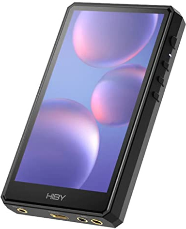 HiBy R5 II (2nd Gen) Baladeur Hi-Fi avec système Android 8.1, autonomie 35 heures, amplification en classe A, sorties équilibrées et décodage MQA 16x