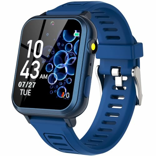 Sedzofan Smart Watch for Kids with 24 Puzzle Games HD Touch Screen Camera Video Music Player Pedometer Alarm Clock Flashlight 12/24 hr Kids Watches Gift for 4-12 Year Old Boys Girls Toys for Kid