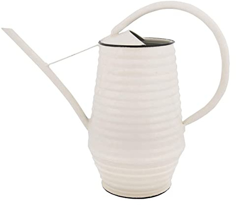 Esschert Design Gießkanne Creme pulverbeschichtet 0,94 Liter - Metall