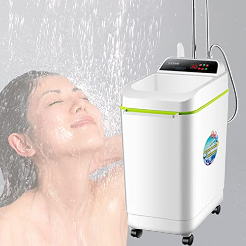 CUPLES 100L Chauffe-Eau Electrique Instantané pour Salle de Bain, Chauffe-Eau sans Réservoir 220V 2000W, Machine De Bain Mobile, pour la Douche de Salle de Bains à la Maison