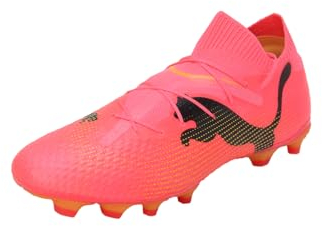 PUMA Men Future 7 Pro Fg/Ag Zapatos de fútbol, Sunset Glow Puma Black Sun Stream, 43.5 EU