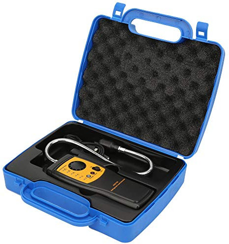 LOCADENCE Kältemittel Gasleckdetektor, Tragbarer Halogen Gasdetektor, Unterstützt USB Ladefunktion Zur Erkennung Aller Halogengase, Fluor