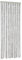 vidaXL Fly Curtain Screen Chenille - 56x185 cm Light Grey/White - Insect Barrier, Soft Strands, Easy Clean, for Homes/Caravans