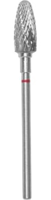 STALEKS PRO fresa in carburo di tungsteno per tornio unghie, punta 6 x 14 mm. Forma mais (grana fine)